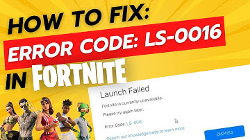 How To Fix Fortnite Error Code LS-0016 - Working Method!