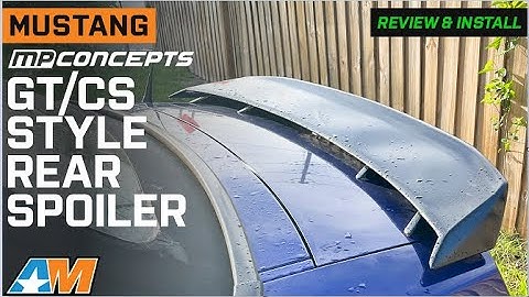 2010-2014 Mustang MP Concepts GT/CS Style Rear Spoiler Review & Install