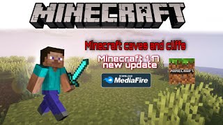 minecraft 1.17//How to download Minecraft caves and cliffs by extro neon screenshot 2