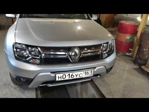 Renault Duster как снять передний бампер