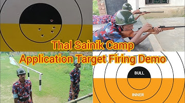 Thal Sainik Camp NCC TSC Application Target Firing Demo