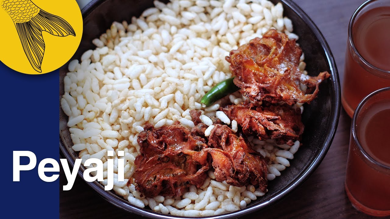 Peyaji—simple Bengali onion fritters for rainy evenings—Easy Bengali snack