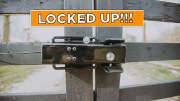 Gate Lock Mighty Mule | DIY Automatic Gate