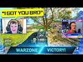 I GOT THE BEST RANDOM TEAMMATE IN WARZONE EVER!