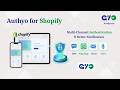 Authyo Shopify Plugin | Secure Authentication &amp; Notification Platform