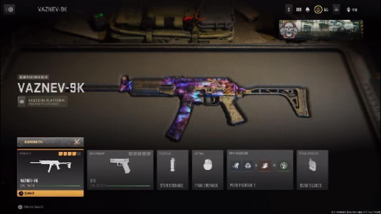 BEST VASNEV-9K SMG Class For Competitive‼️ - YouTube