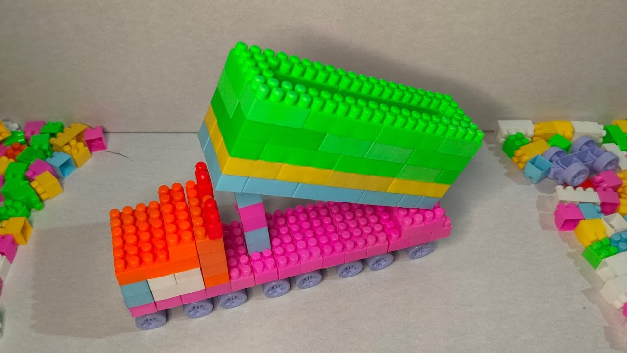 Satisfying DIY Blocks Dumper / ASMR / Building Blocks / Blocks Game / Building Blocks fun.