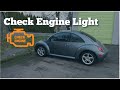 Volkswagen New Beetle Check Engine Light On - Model Years 1998 to 2011: Symptoms and Common Problems