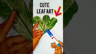 leaf art//shorts craft @M Creation//shorts