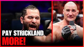Jorge Masvidal SLAMS UFC Over Fighter Pay to Defend Sean Strickland!