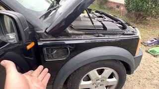 2006 Land Rover LR3 water on the passenger side floor