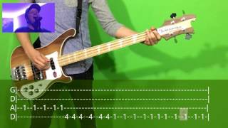 Fall Out Boy Young and Menace Bass Cover with TAB