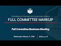 Full Committee Business Meeting