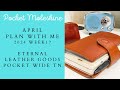 April Plan With Me | Week 17 | Pocket Moleskine Daily | Pocket Planner | Birthday Chat #pwm