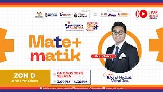 ZON D - MATEMATIK (04 OGOS 2026) KPP 1 // PECUTAN SPM 2026 ZON D - MATEMATIK (04 OGOS 2026) KPP 1 // PECUTAN SPM 2026