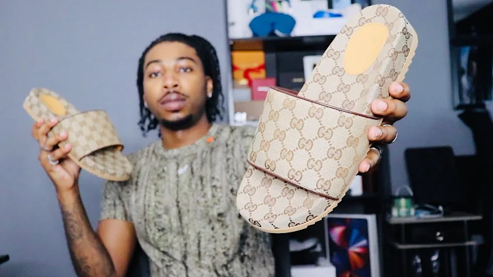 GUCCI GG CANVAS SLIDE SANDAL REVIEW + ON FEET‼️