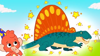 Club Baboo | A lot of Dinosaurs! | Learn the names and sounds of big dinosaurs with Baboo