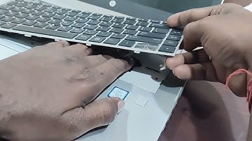 HP ProBook 640 G5 corporate model keyboard disassembly