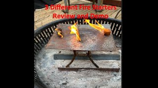 3 Different Fire Starters: Review % Demo by Dr. Stewart Productions 23 views 1 month ago 5 minutes, 13 seconds