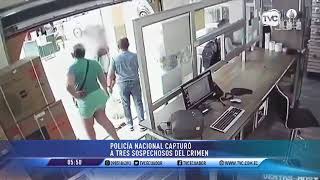 Guayaquil: Policía Nacional capturó a tres sospechosos del crimen