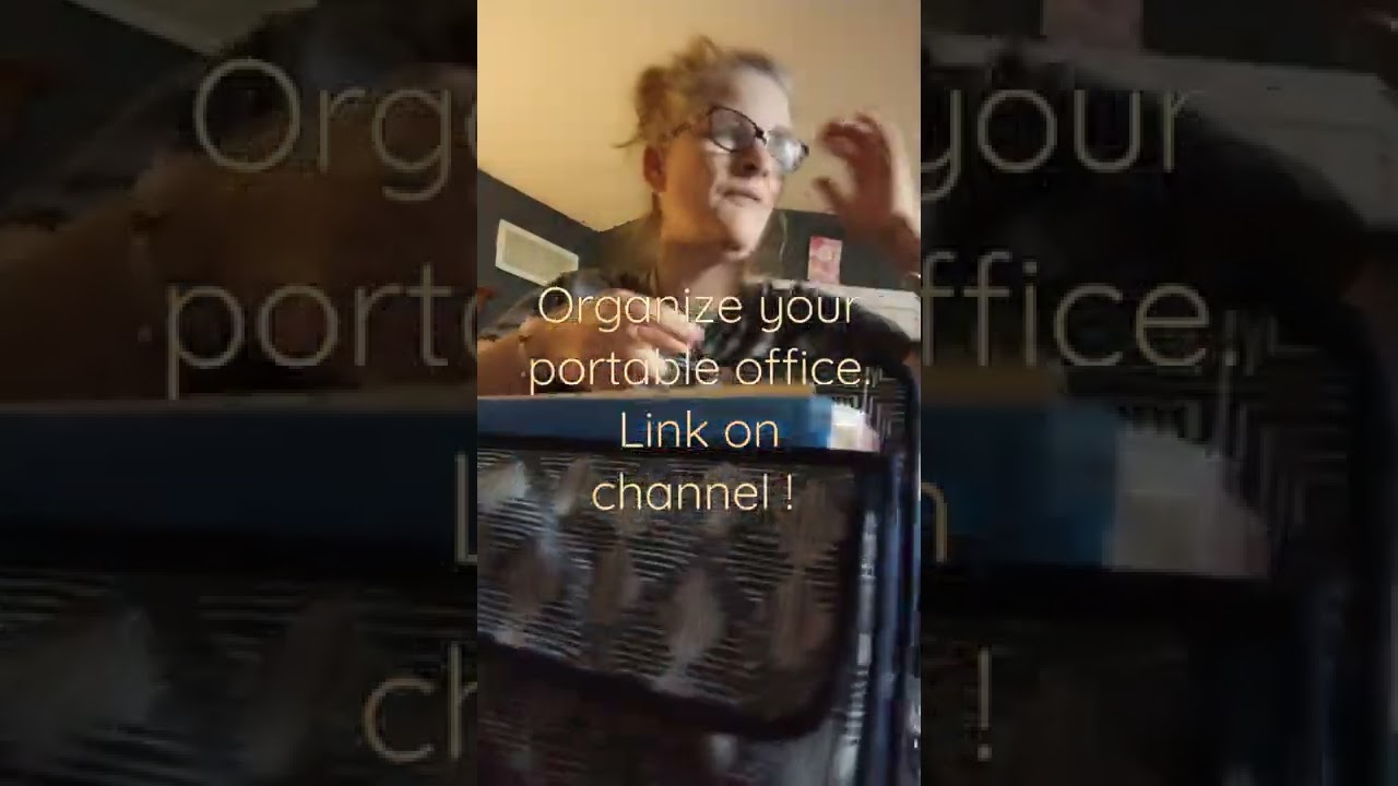 Link on Channel. organize your portable office or creative supplies 🇨🇦bag babe Julesbags