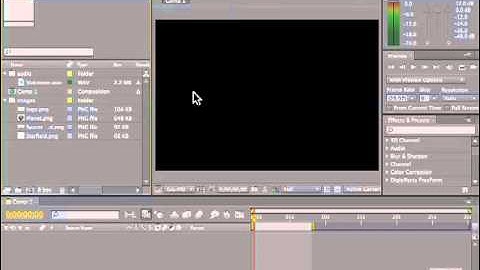 Adobe After Effect CS5 Tutorial - Audio Setup
