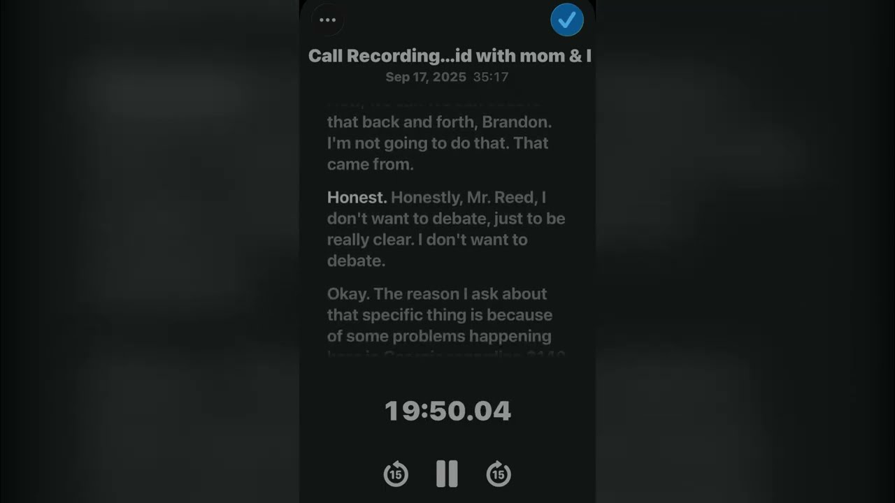 Часть V: Приговор (Утекшая аудиозапись разоблачает ложь) ⚖️🎤