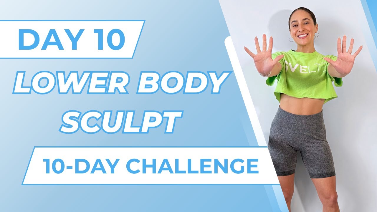 Saddlebag Workout | Day 10: Lower Body Sculpt 10-Day Challenge | All Standing, Fat Burning Exercise