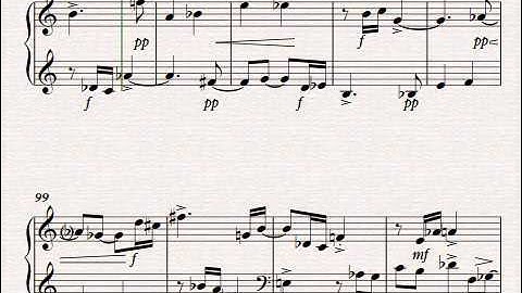 Permutations for piano solo