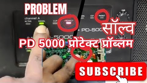 dynatech PD 5000 amplifier protect problem repair Ahuja amplifier