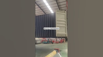 Loading containers#pvcmarblesheetmachine #pvcwallpanelmachine #doorpanelmachine #pvcwallpanelmachine