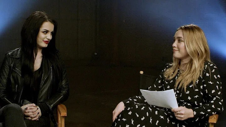 Paige meets "Fighting with My Family" star Florenc...
