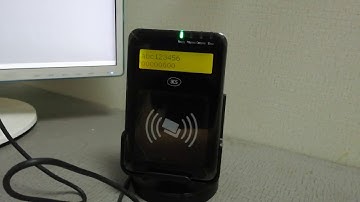 ACR1222L NFC reader writer Demo operation- Change the LCD message