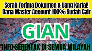 Serah Terima Dokumen & Uang Kartal! Dana Master Account 100% Sudah Cair