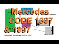 Mercedes Code 1337 and 1897