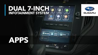 Apps | 2020 Subaru Dual 7-inch Infotainment System screenshot 1