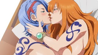 This Hot Kiss is UNFORGETTABLE! Anime Yuri Girls Scenes - anime kiss // kissing № 2