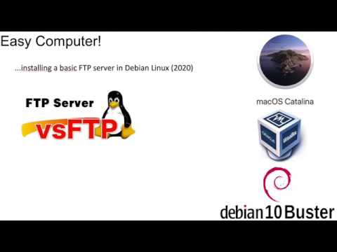 Installing FTP server (vsftp) Debian 10