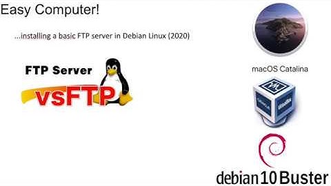 Installing FTP server (vsftp) Debian 10