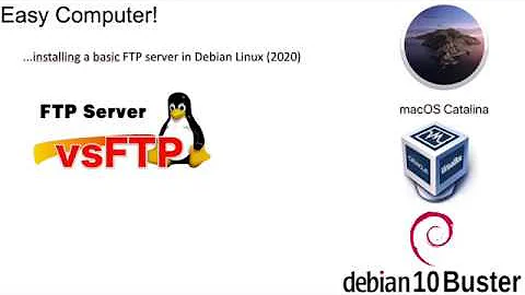 Installing FTP server (vsftp) Debian 10