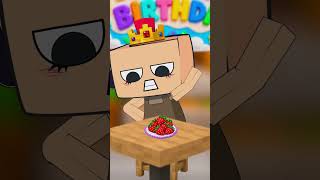 Shelly Faked Being Mean To Help Ratthew - The Birthday Secret 🎂 #shorts #minecraft