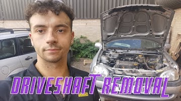 Corsa B Driveshaft Removal - Stripping Down The Corsa