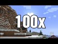 Minecraft mais tout est 100 fois plus rapide 