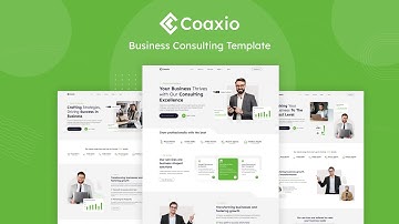 Coaxio - Business Consulting Website Template | Business Webflow Template 2024