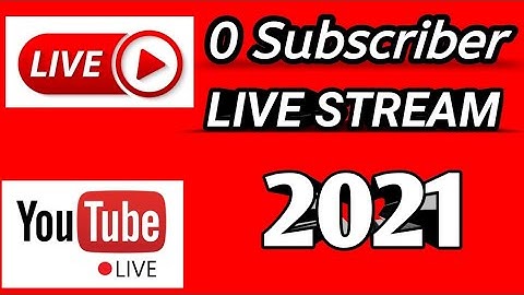 0 Subscriber Par Live Streaming Kaise Kare 2021 | How To Youtube Live Stream on youtube