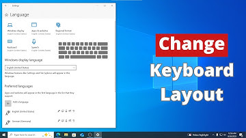 Hoe u de toetsenbordindeling in Windows 10 kunt wijzigen