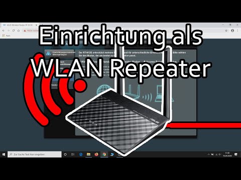 ASUS Router als WLAN Repeater einrichten (ASUS RT-N12E)