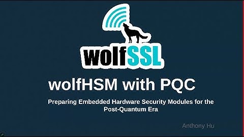 wolfHSM with PQC: Preparing Hardware Security Modules for the Post-Quantum Era
