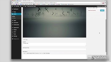 Media Library: Wordpress 101 - Gordon Multimedia