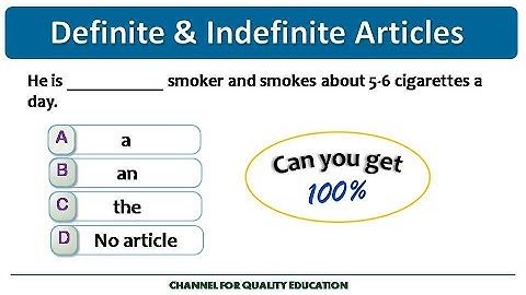 Articles Quiz 1 | English Grammar solution for competitive tests | Test your English Grammar